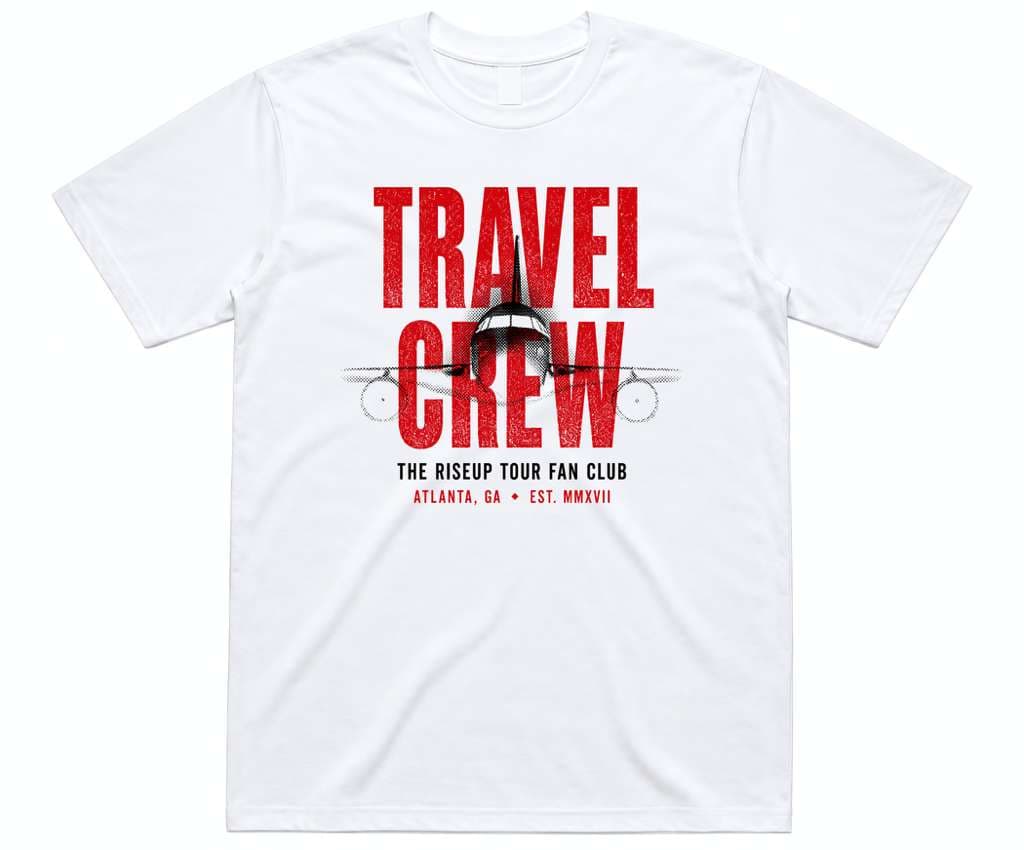 TRTFC Travel Crew White T-shirt