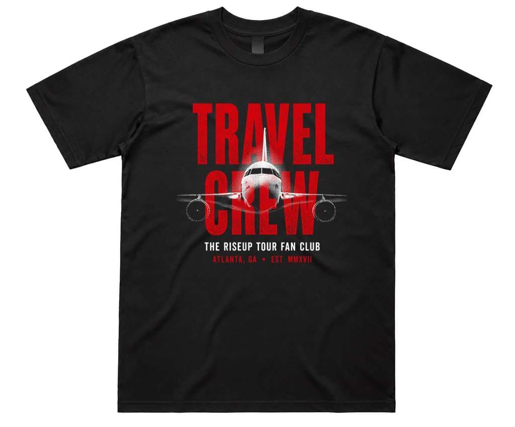 TRTFC Travel Crew Black T-shirt