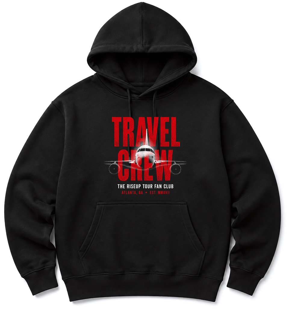 TRTFC Travel Crew Black Hoodie
